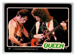 Queen Freddie Mercury Brian May 1979 Raincloud Productions #17 Rock Stars Series